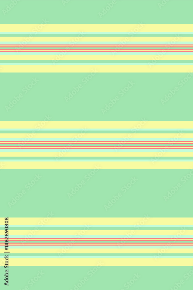 Fototapeta premium Bedding vertical pattern seamless, styling lines textile background. Ornamental vector fabric stripe texture in light and lime colors.