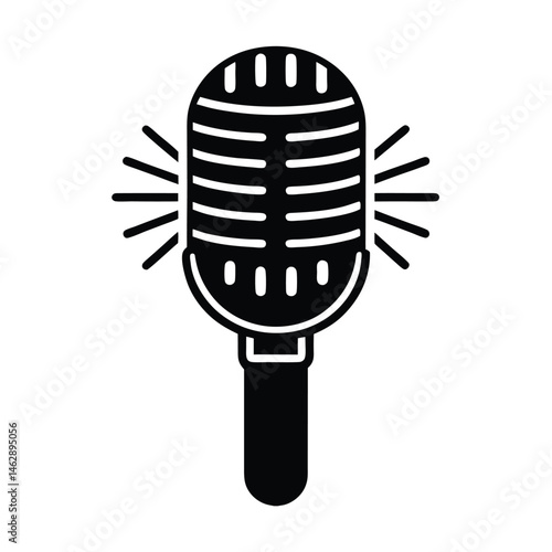 microphone vector illustration
