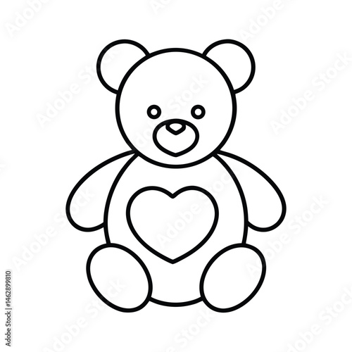teddy bear with heart