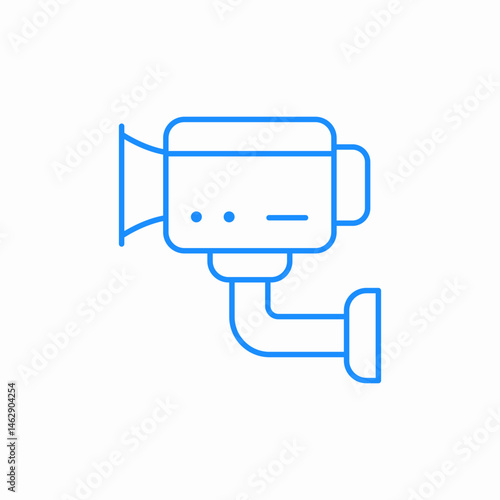 survillance camera icon sign vector