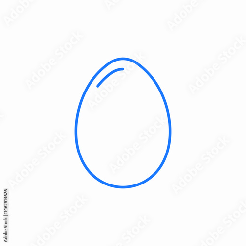 egg icon icon sign vector