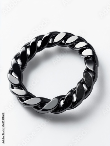 Black Twisted Ring