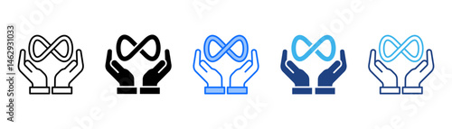 All Inclusive Icon Set With Multiple Style Collection 