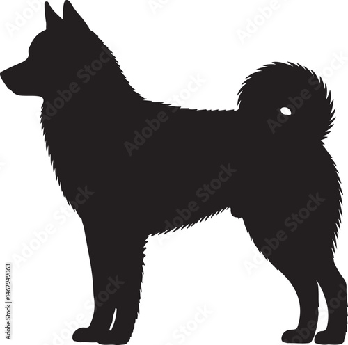 Yakutian Laika Silhouette – Single Icon