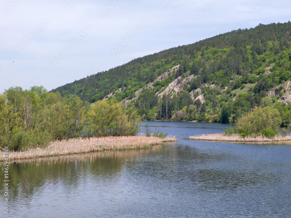 Spring Landscape of Pancharevo lake, Bulgaria