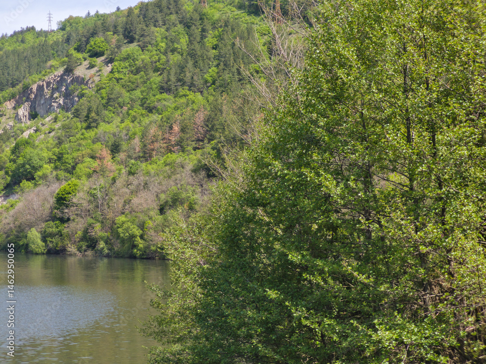 Spring Landscape of Pancharevo lake, Bulgaria