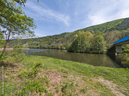 Spring Landscape of Pancharevo lake, Bulgaria