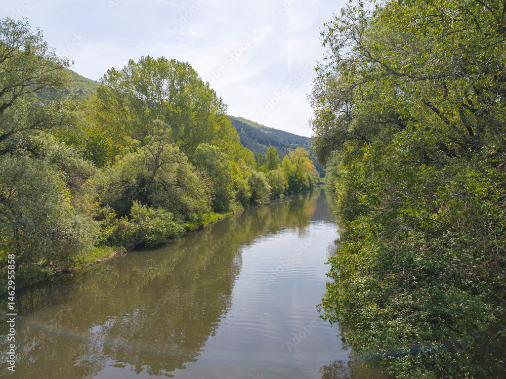 Spring Landscape of Pancharevo lake, Bulgaria