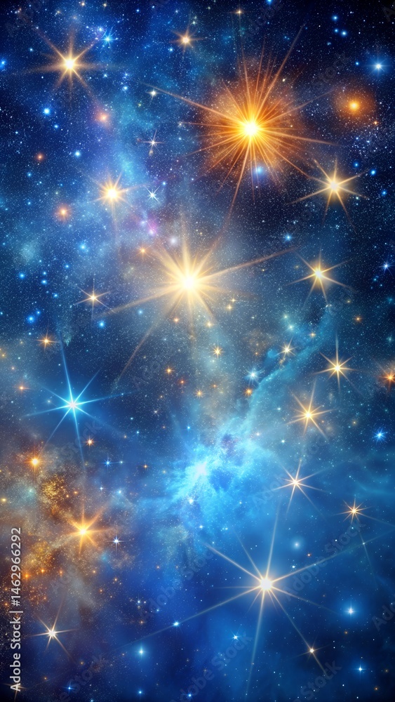Galactic wonder shown in vertical composition with delicate stars and cosmic gas colors blending together laralara for creating ads news Galactic wonder shown in vertical composition with delicate stars and cosmic gas colors blending together laralara for creating ads news