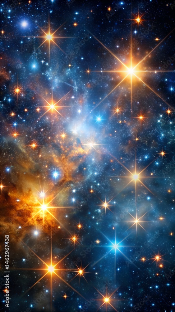Stars shine above with infinite precision forming a galaxy field that stretches vertically in this high-resolution format laralara for creating ads news Stars shine above with infinite precision forming a galaxy field that stretches vertically in this high-resolution format laralara for creating ads news