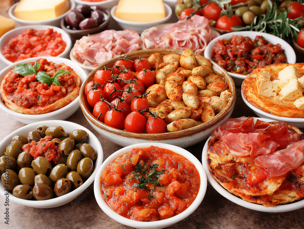 diverse spanish tapas lunch diverse spanish tapas lunch