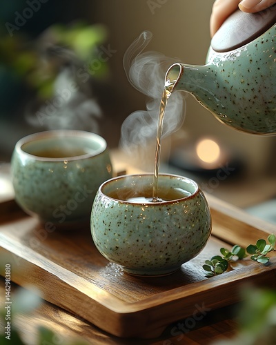 Zen tea ceremony