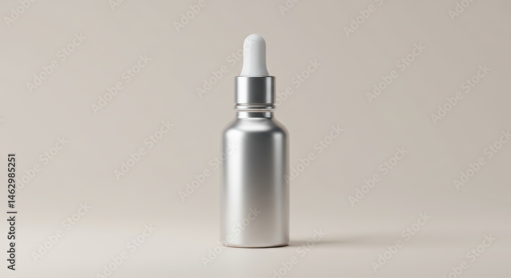 custom made wallpaper toronto digitalSilver Dropper Bottle Mockup
