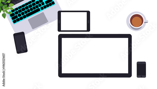 Workstation_Mockup_Laptop_Tablet_Phone_and_Coffee_Top_View_Workspace_Setup_Digital_Devices_for_Productivity_Business_and_Technology_Illustration