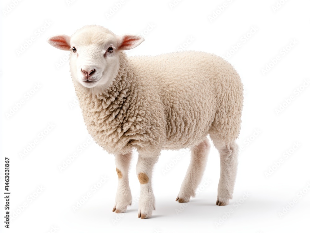 Fototapeta premium Adorable sheep portrait