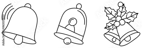 Bells are ringing with joyful notification sound creating festive atmosphere perfect for celebrations and holidays