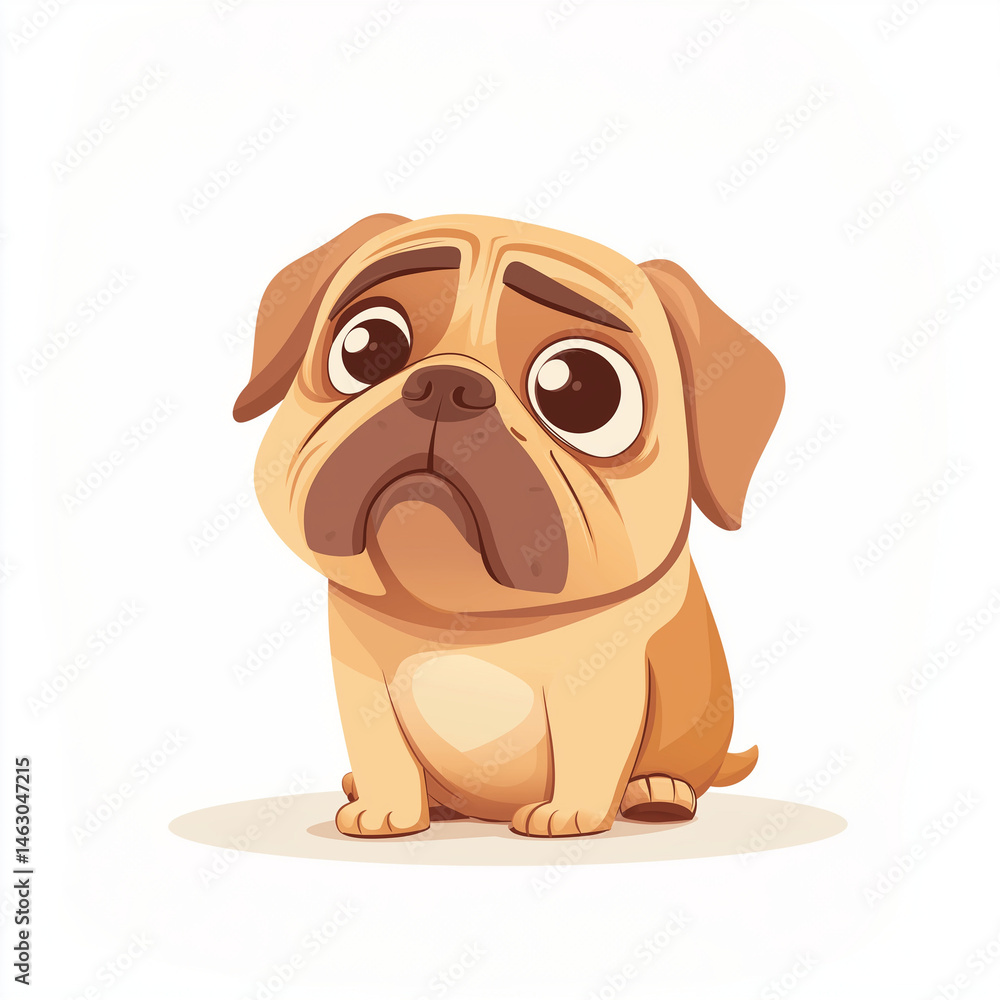 Fototapeta premium Dog with sad face