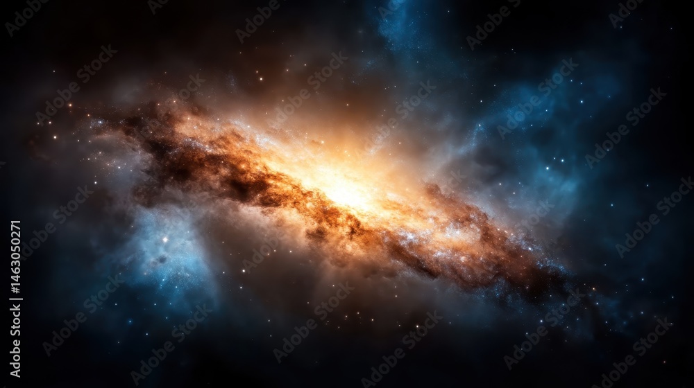 A breathtaking view of a galaxy bursting with bright colors and energy, representing the beauty and mystery of the cosmos and our place within the universe. A breathtaking view of a galaxy bursting with bright colors and energy, representing the beauty and mystery of the cosmos and our place within the universe.