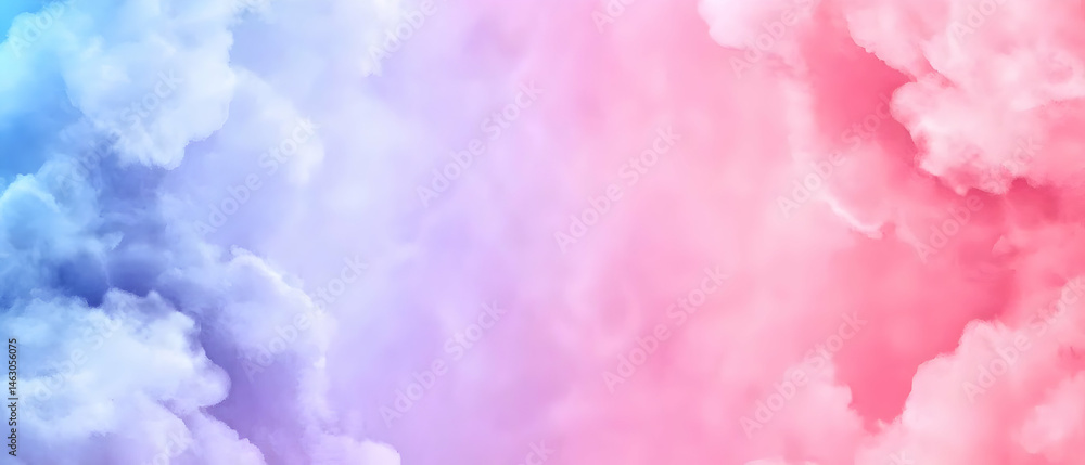 Naklejka premium Soft Pastel Cloudscape