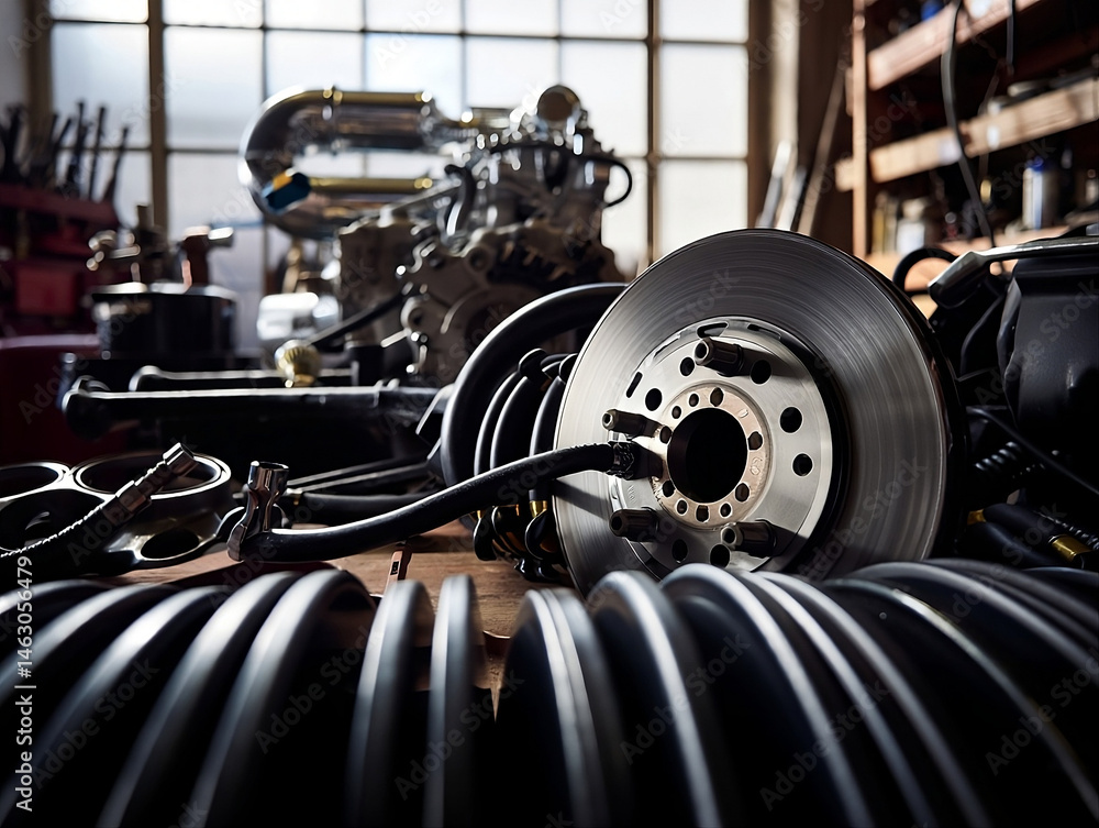 Fototapeta premium old steam engine