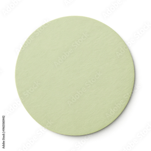 Green Round Sticky Note