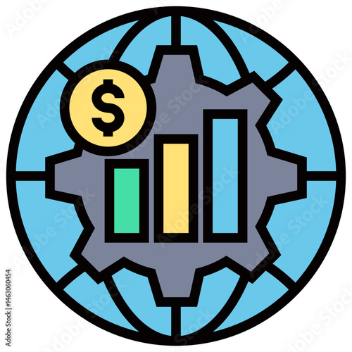 Global Finance Analytics Icon