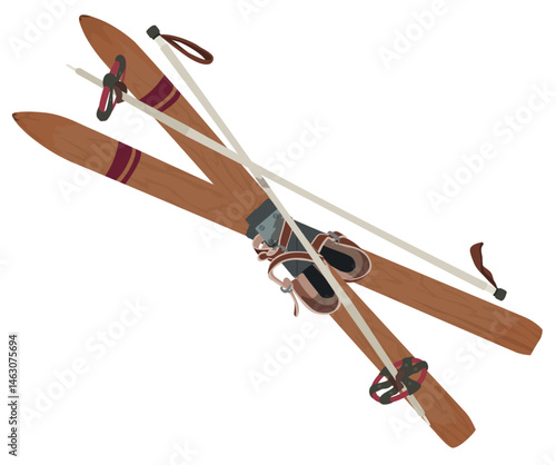 Wooden Skis