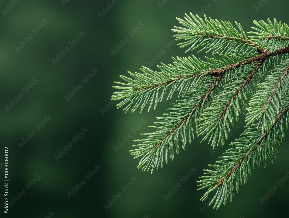Green Fir Branch Detail Green Fir Branch Detail
