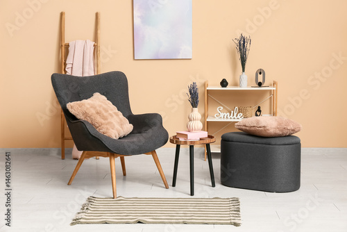 Stylish interior of modern ...