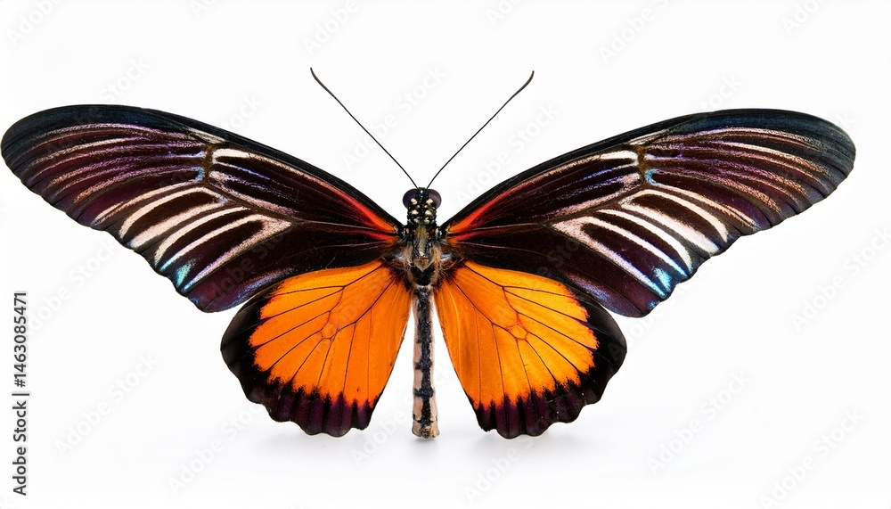 tropical butterfly isolated on white background tropical butterfly isolated on white background
