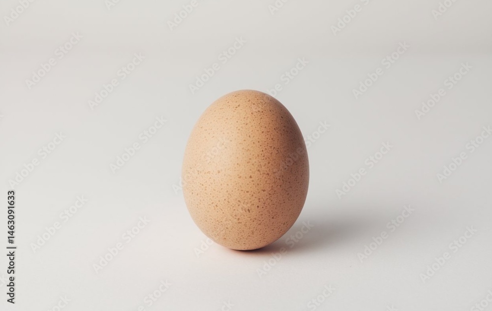 A single egg isolated on white background A single egg isolated on white background