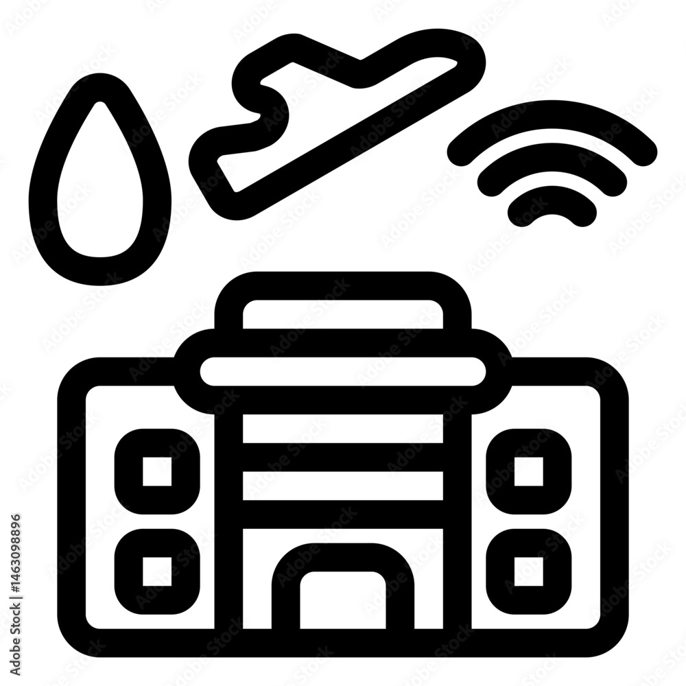 Fototapeta premium amenities icon