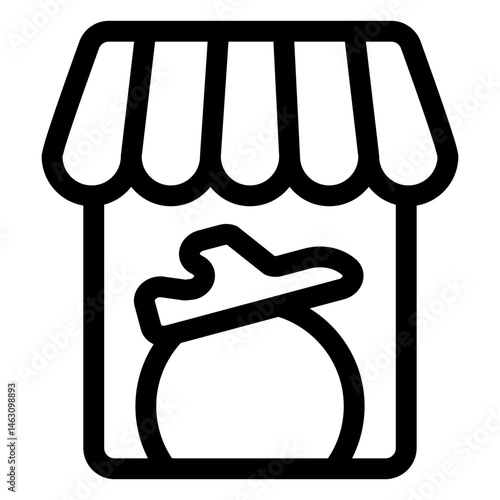 airport stall icon