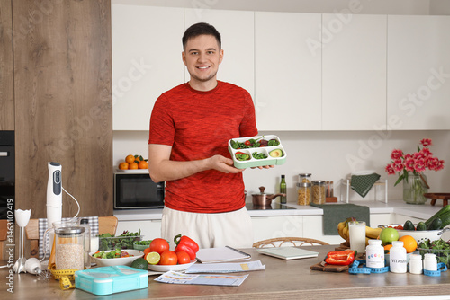 Handsome young man with fre...