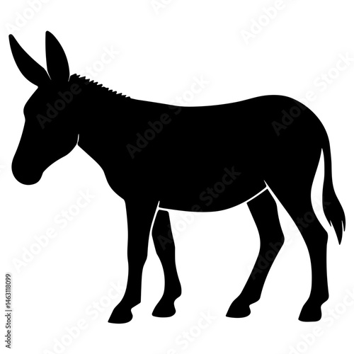 donkey silhouette