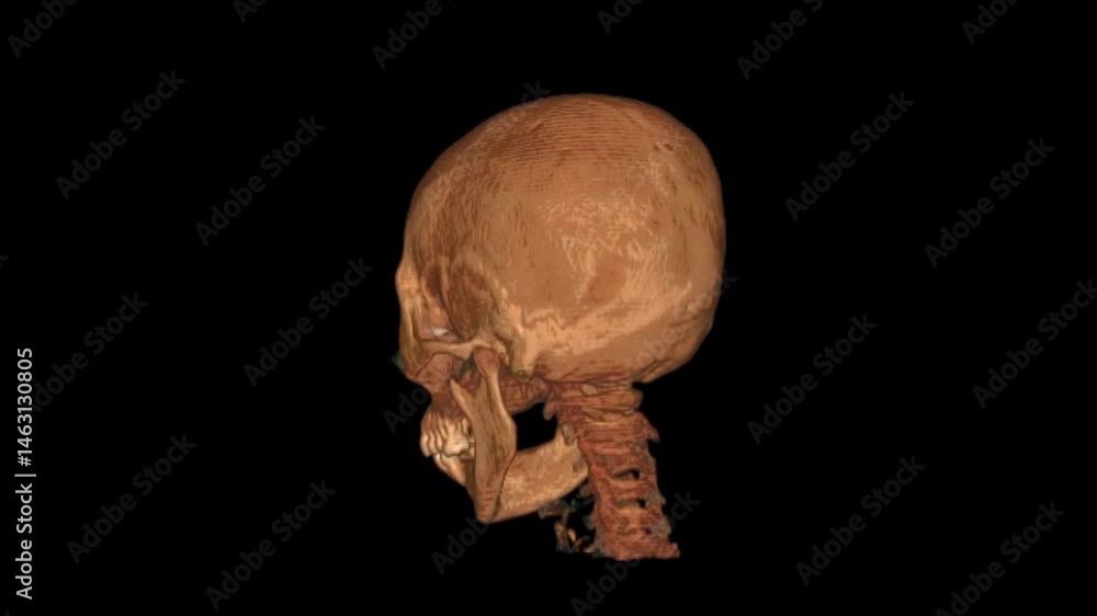 corpus alienum on the eye, 3d CT scan showing a bottle on the left ...