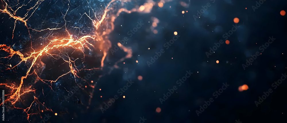 Abstract Fire Sparks And Energy Design Abstract Fire Sparks And Energy Design