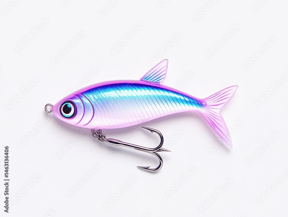 Pink and Purple Fishing Lure Pink and Purple Fishing Lure