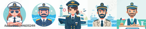 Vector of a captain