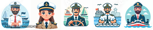 Vector of a captain