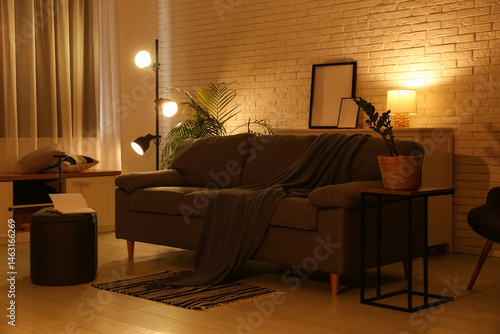 Interior of night living ro...