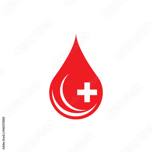 Blood ilustration logo