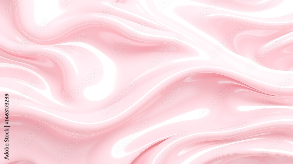Abstract pink wavy liquid texture with glossy and smooth surface for backgrounds Abstract pink wavy liquid texture with glossy and smooth surface for backgrounds