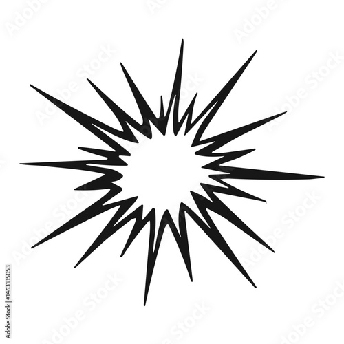 Comic Explosion and Impact Element