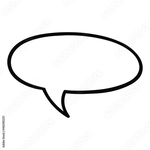 Comic Style Speech Bubble