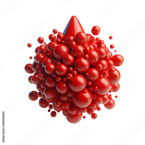 red drop of water