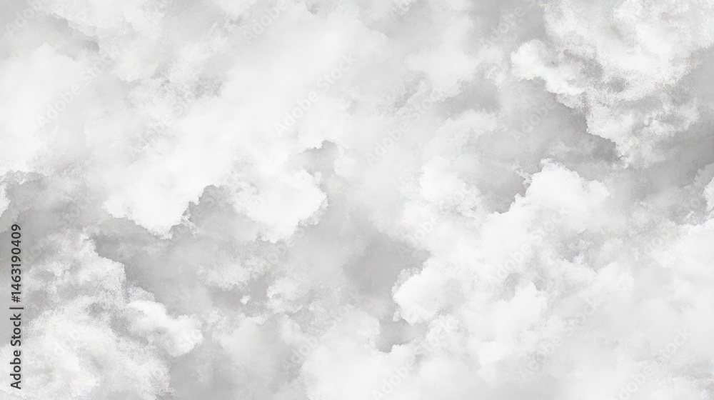 Subtle monochrome cloudscape with soft blending and vaporous texture Subtle monochrome cloudscape with soft blending and vaporous texture