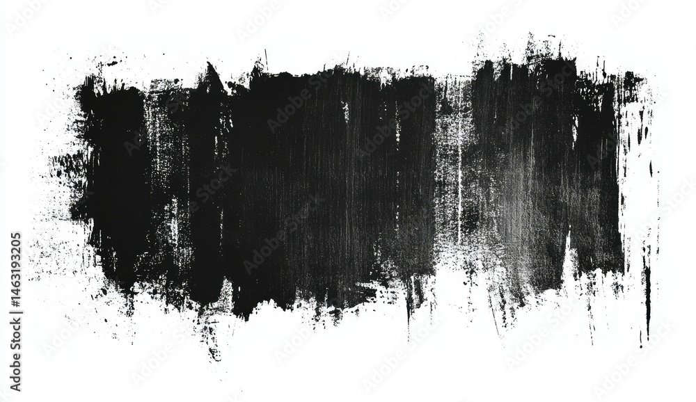 Black paint stroke Black paint stroke