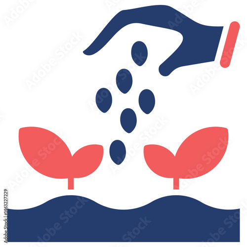 Seeding glyph color icon