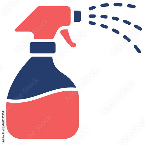 Sprayer glyph color icon